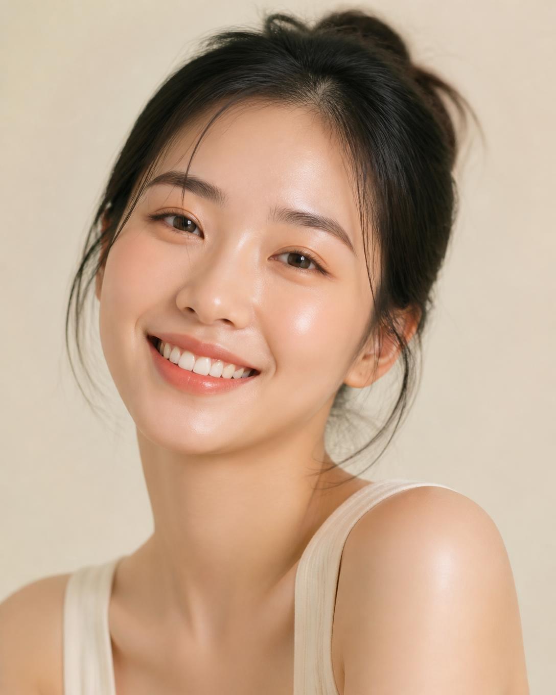 Người phụ nữ Việt Nam với làn da khỏe mạnh, rạng rỡ